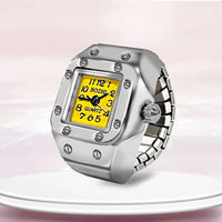 Fashion Quartz Ring Watch - Gold