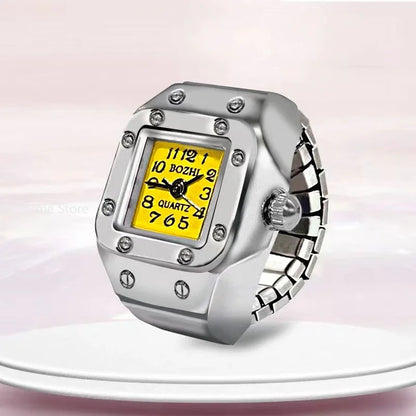 Fashion Quartz Ring Watch - Gold