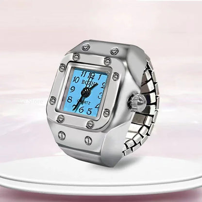 Fashion Quartz Ring Watch - Blue